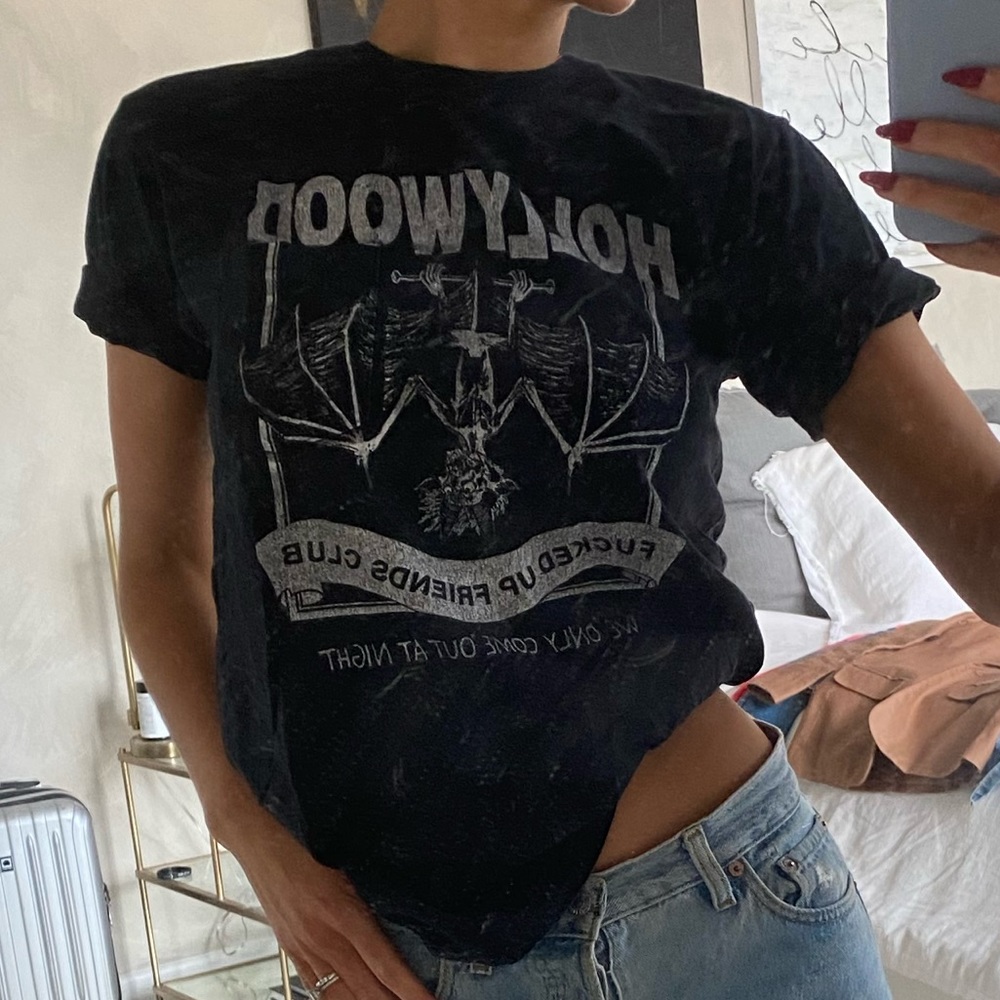 LOCAL AUTHORITY Vintage Look Tee. O/S but fits like a S/M.